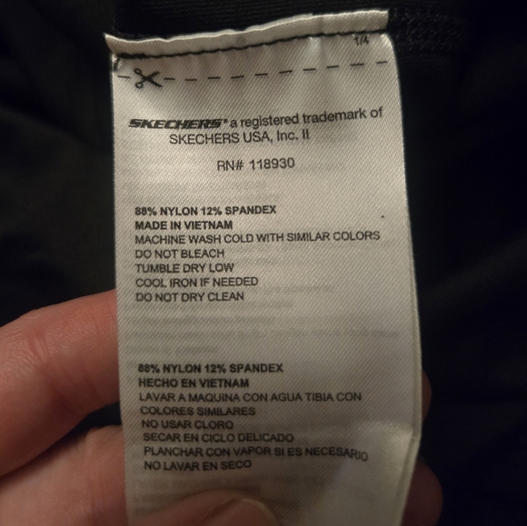 Skechers Black Go Walk Capris - Picture 6 of 6